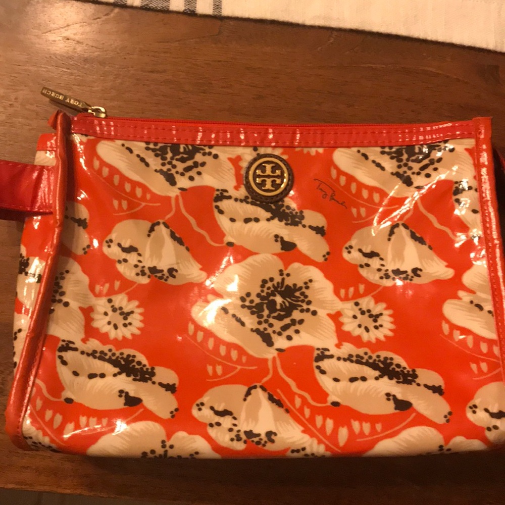 Large Tory Burch Makeup Cosmetics Case